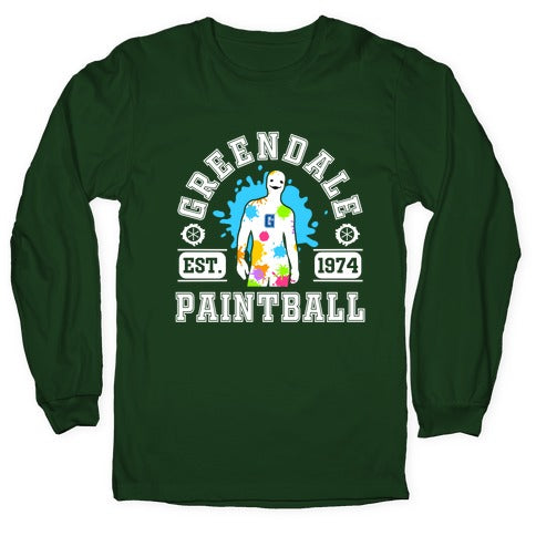 Greendale Community College Paintball Longsleeve Tee